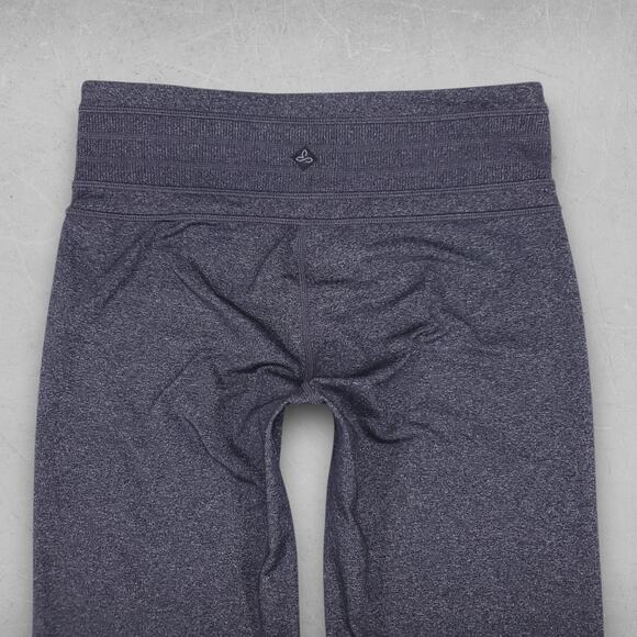Prana Yoga Pants Women S Charcoal Gray Heather Wide Leg Flare Athleisure Casual - Picture 4 of 12